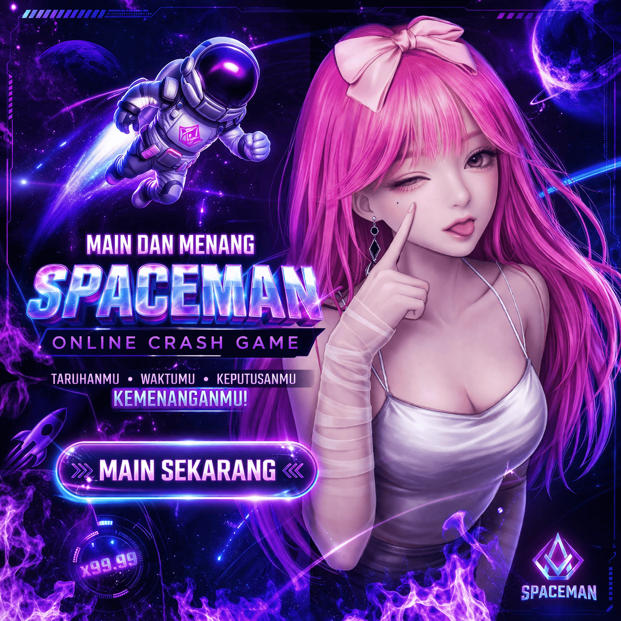 Spaceman Online Permainan Cepat dengan Sistem Cash Out